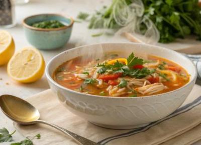 طرز تهیه سوپ جو ساده با مرغ؛ خوشمزه و مقوی طرز تهیه سوپ جو ساده با مرغ؛ خوشمزه و مقوی